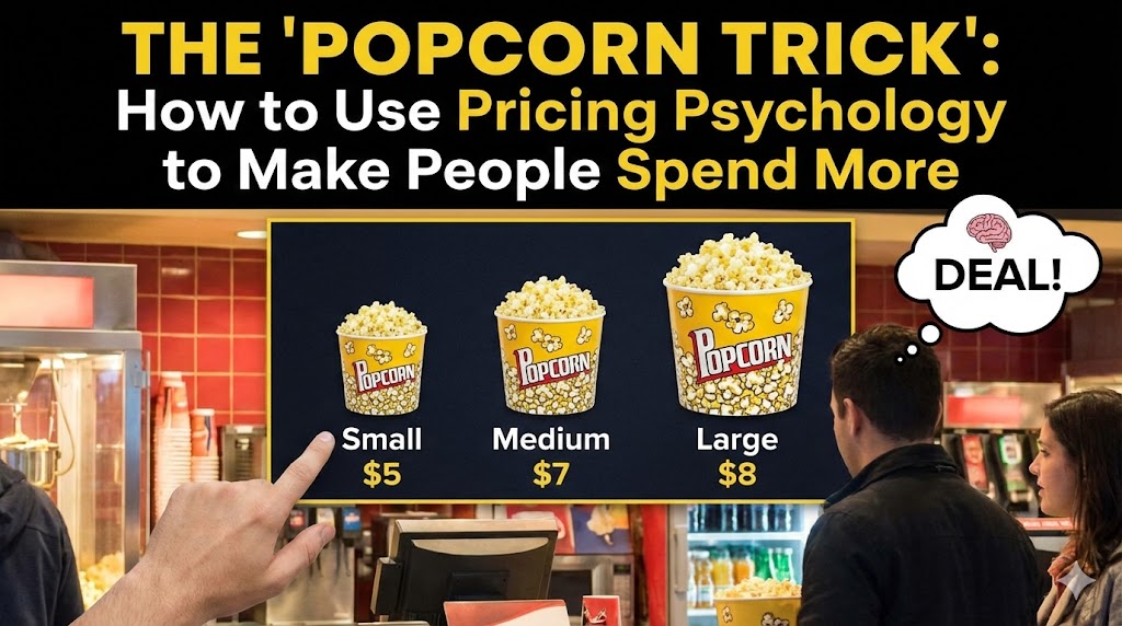 The "Popcorn Trick": How to Use Pricing Psychology to Make People Spend More